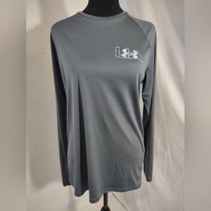 UNDER ARMOUR Men's Grey UA Velocity Long Sleeve Top Size Small